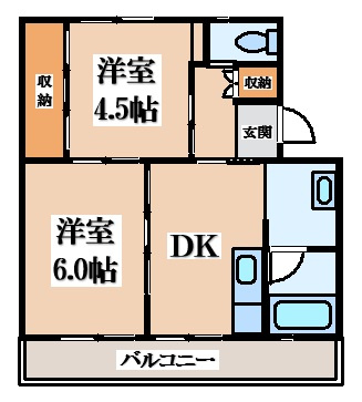【間取り】 | ビレッジハウスすさみ