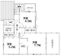 【間取り】 | 小倉北区中井5丁目1期 | ◆賃貸物件と売買物件の違いをご存じですか？
売買物件はクリーニングやリフォームが必要なお部屋がほとんどです。また新築物件はカーテンレールや網戸、TVアンテナがオプションとなり本体価格とは別になります。