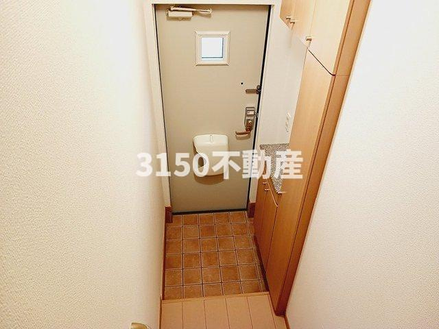 ハピネスの玄関|ゆったりとした玄関です