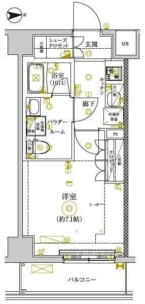 セジョリ墨田ＥＡＳＴⅡの間取り
