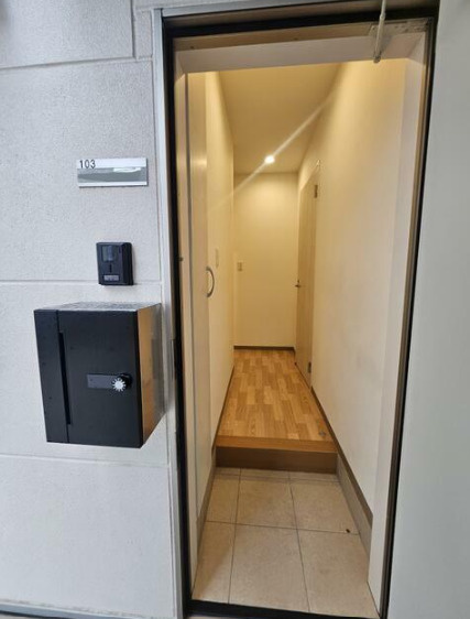 パルモア東大宮の玄関
