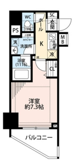 【間取り】 | プレール・ドゥーク東新宿Ⅲ | 間取りです。