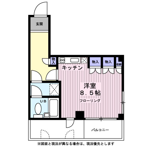 パークサイド立川の間取り