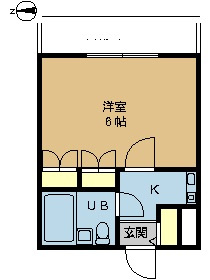 春日部市南３丁目のアパートの間取り