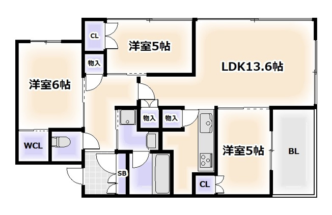 【間取り】 | THE CROSS CITY TOWER