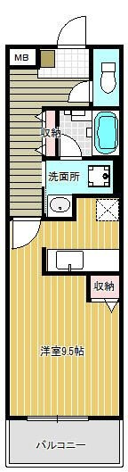 グランファースト大宮の間取り|間取りです。
