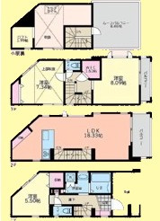 【間取り】 | 荏原4丁目貸戸建住宅 | 荏原4丁目貸戸建住宅　は三都市アース中延店へお任せください！　ご内覧可能なお部屋は物件現地お待ち合わせご案内可能です！