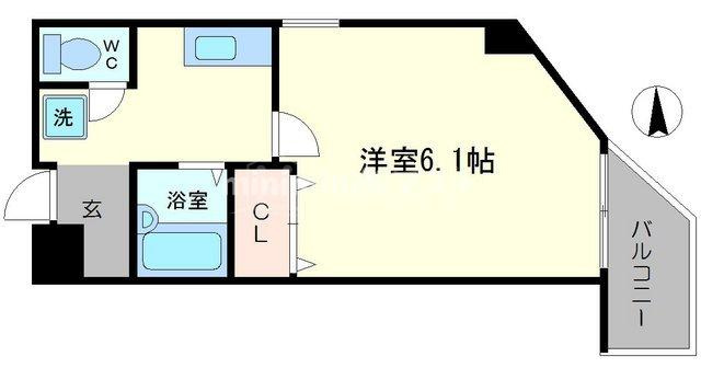 ドエル堀江南の間取り