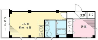 【間取り】 | ラシーネ武蔵小山 | 間取りです。