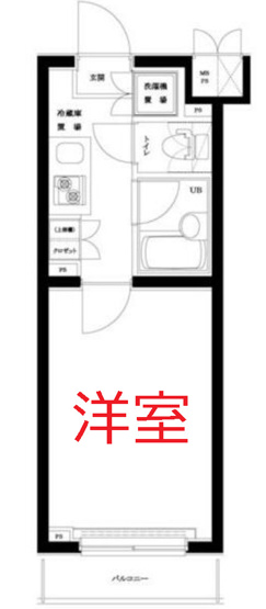 【間取り】 | ルーブル蒲田南