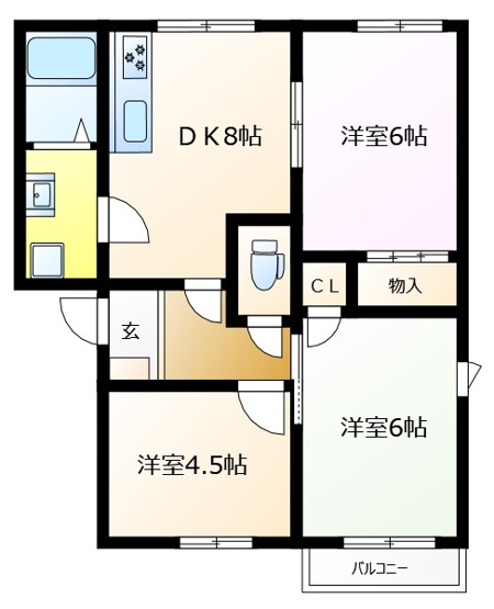 【間取り】 | ユトリロ一色町