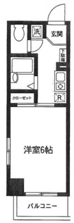 【間取り】 | ビラ島津山ビル | 間取りです。