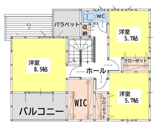 【間取り】 | 小倉北区東篠崎1丁目1期 | 「新築専門店」の当社なら、仲介の手数料0円で案内可能です♪お部屋探しはまずは当社から始めましょう♪