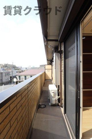ラテルのバルコニー|洗濯物もよく乾きそうな、陽当たり良好なバルコニーです！
