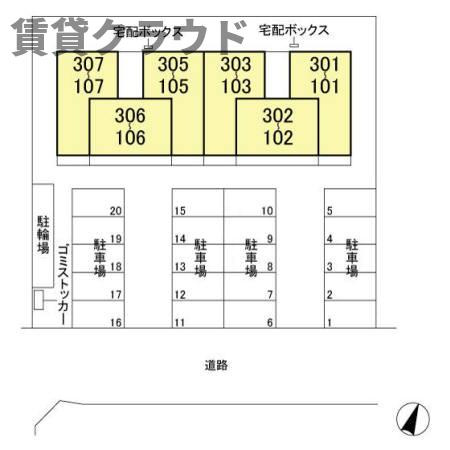 ラテルの区画図