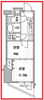 【間取り】 | ルネサンスコート田端