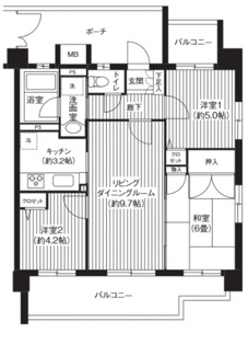 【間取り】 | ＫＳ桜川 | 間取りです。
