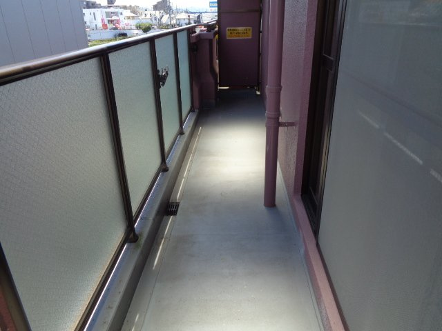パティオ岸和田のバルコニー