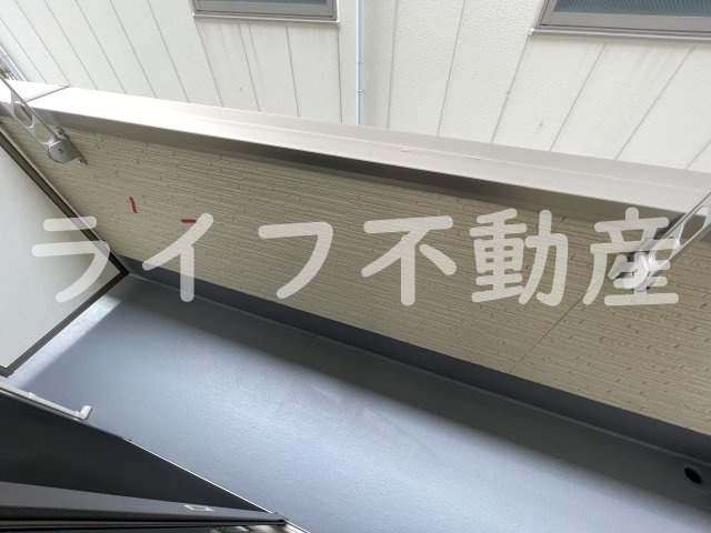 フジパレス中央長田のバルコニー|暖かな日差しのふりそそぐバルコニー