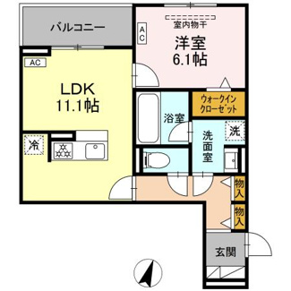 【間取り】 | ビスタレイルウェイ八田