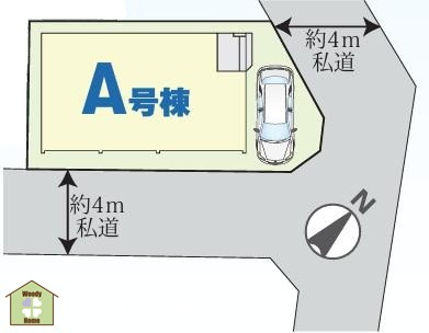 川口市安行慈林　新築一戸建ての区画図