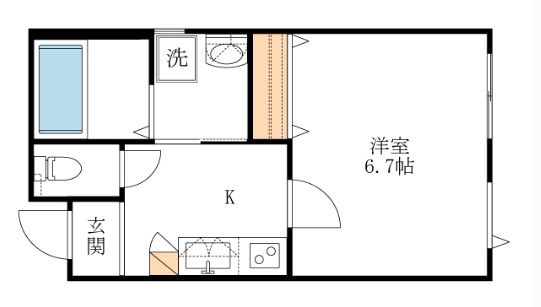 KAJ大井町の間取り