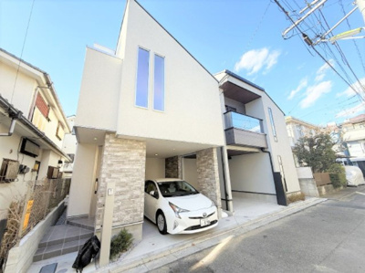 【外観：施工例】 | 【仲介手数料が３５％（１１０万円）ＯＦＦ！】■９２平米■車２台可■４ＬＤＫ■デザイナーズハウス