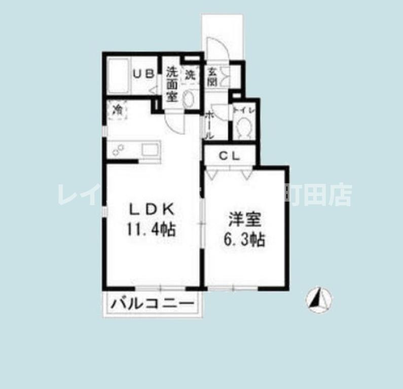 クレストあざみ野※初期費用分割後払いサービス利用可能物件の間取り