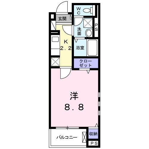 【間取り】 | クレセントⅡ