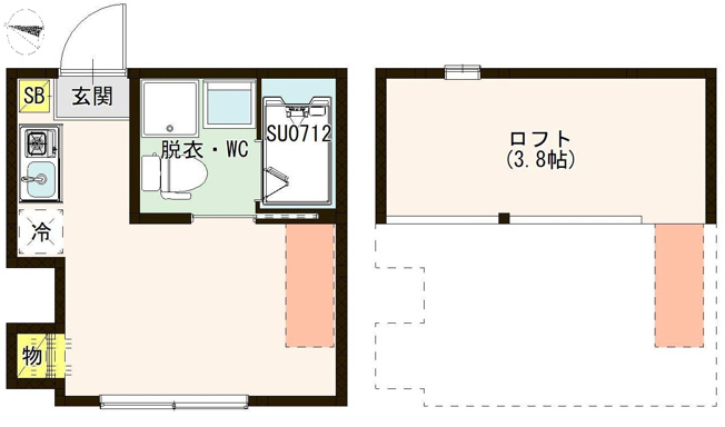 【間取り】 | ハーモニーテラス梅田Ⅺ