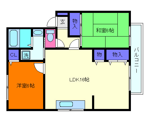 プレステージ芦屋Ｃ棟の間取り