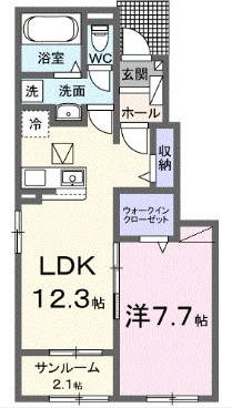 コンフォールGR　Ⅱの間取り