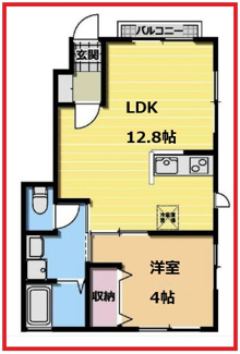 【間取り】 | ラピス新宿Ｂ棟