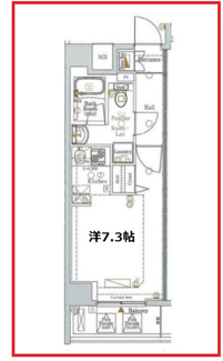 【間取り】 | ヴァローレクオリタ浅草橋