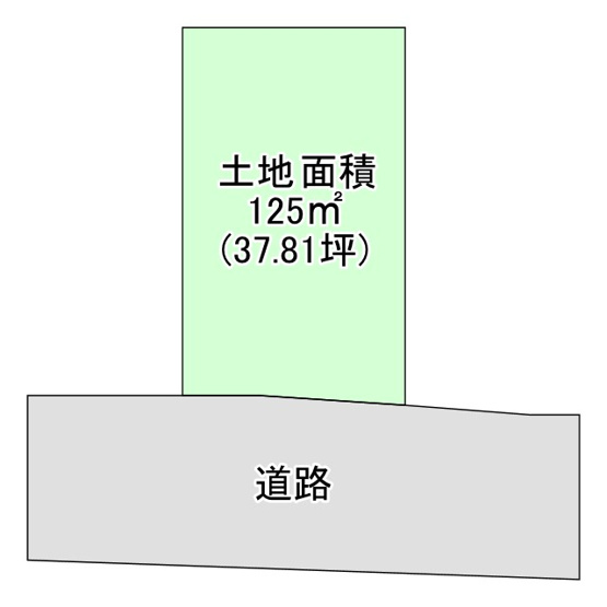 【土地図】 | ◆町田市上小山田町　建築条件なし売地　区画3◆