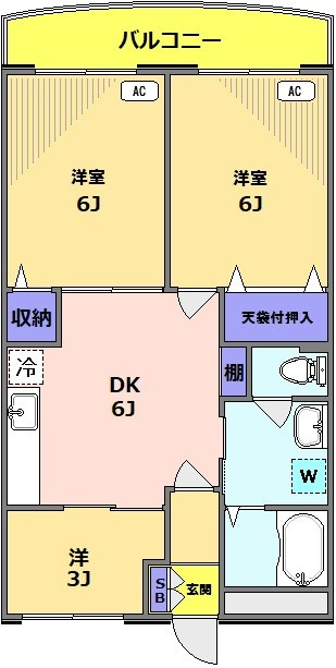 ツインマンション自由が丘の間取り
