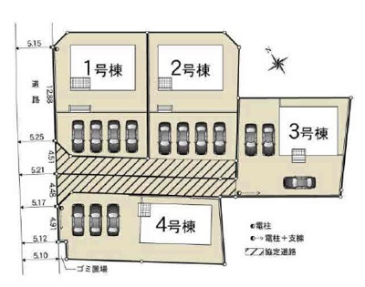 【区画図】 | 富士宮市小泉第29　新築戸建て　1号棟