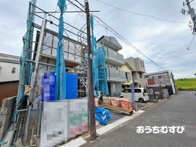 北区東味鋺4期(全1棟)の前面道路含む現地写真