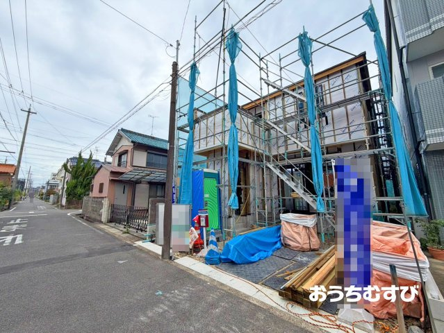 北区東味鋺4期(全1棟)の前面道路含む現地写真