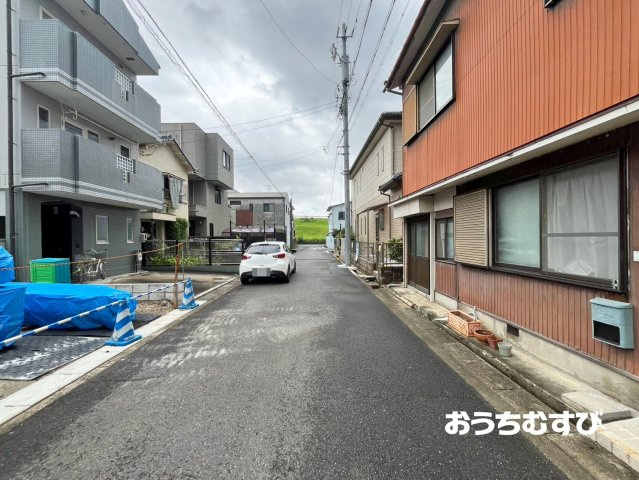 北区東味鋺4期(全1棟)の前面道路含む現地写真