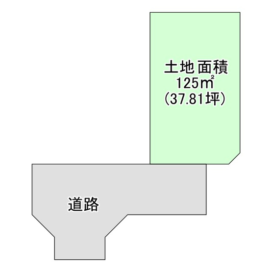 【土地図】 | ◆町田市上小山田町　建築条件なし売地　区画6◆