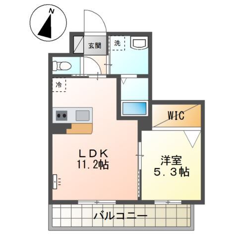 グレース北越谷の間取り
