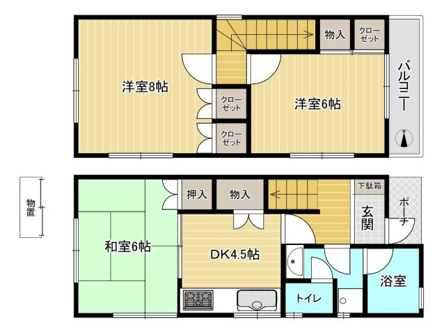 寺本3丁目の間取り