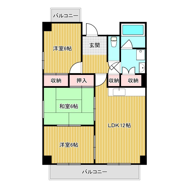 ピアドミールの間取り