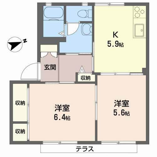 ラ・フォーレ深井H棟の間取り