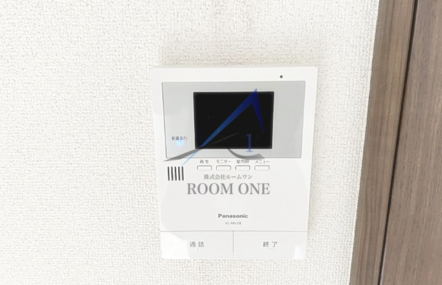 サニーヒルズのセキュリティ|モニター付インターホンです。
