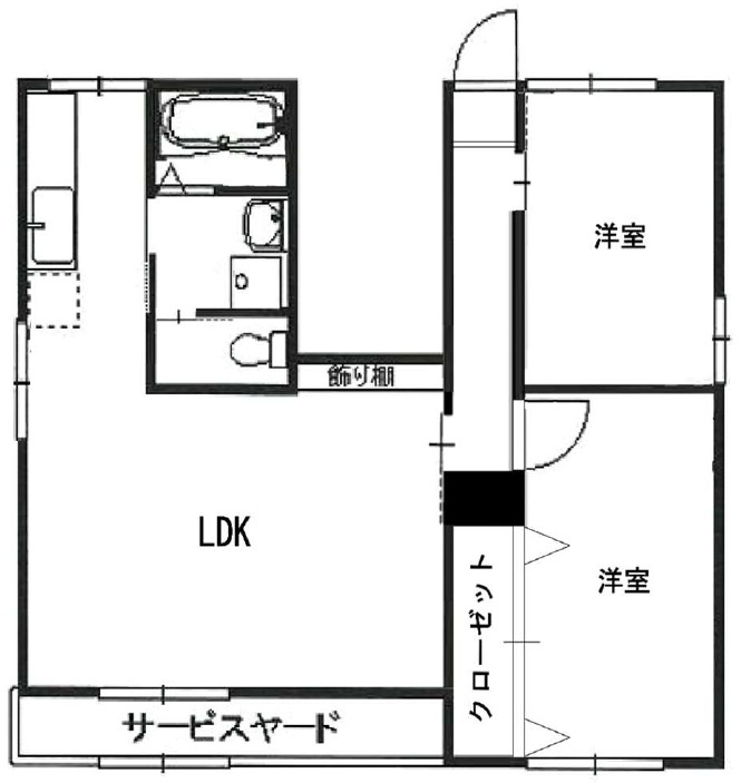 カーサ摩耶の間取り