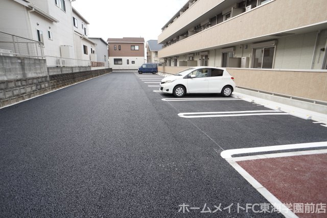 熊本市東区上南部２丁目のアパートの駐車場