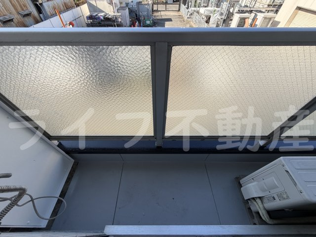 大宝新深江CTスクエアのバルコニー|広々としたバルコニーです