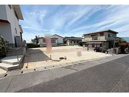 安佐南区毘沙門台２丁目の前面道路含む現地写真